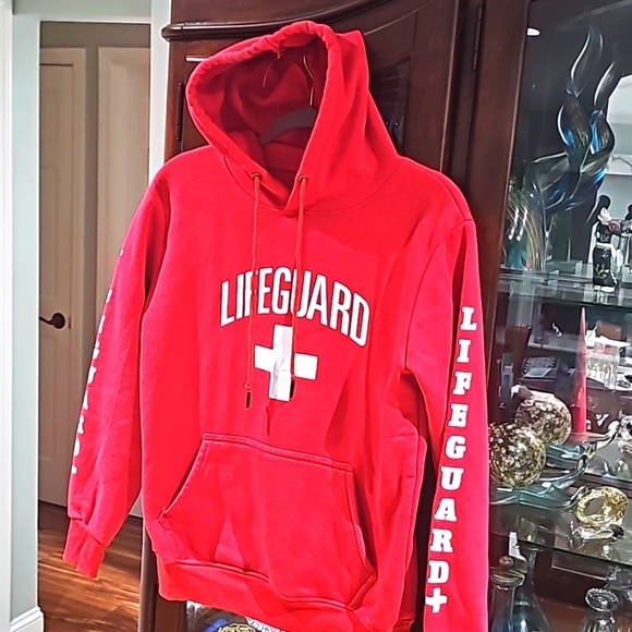 Mengo G.O.S Lifeguard red hoodie size medium ♥️ - Picture 9 of 9